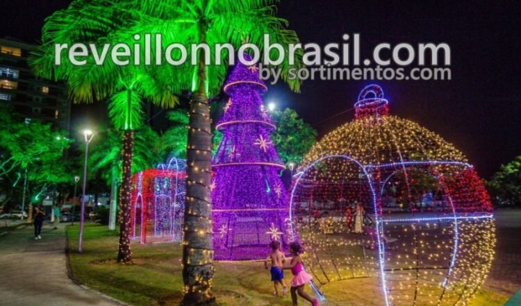 Natal no Parque Moscoso em Vitoria - Decoração e Iluminação natalina