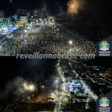 Mongaguá Réveillon no litoral paulista : queima de fogos na praia do Centro e a Plataforma de Pesca