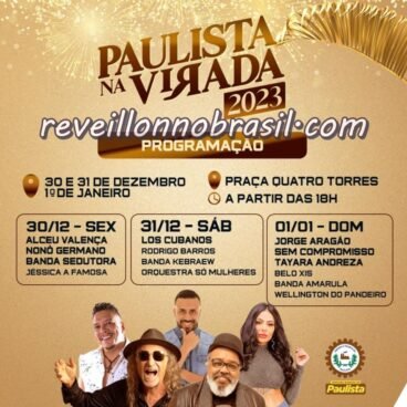 Programação Réveillon 2023 em Paulista na Grande Recife