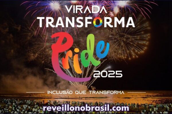 Recife Réveillon 2025 LGBTQIA+ : Virada Transforma Pride 2025 no posto 4 da orla da praia do Pina