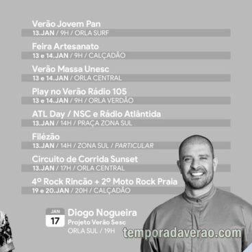 Balneário Rincão Verão 2024 no litoral de Santa Catarina