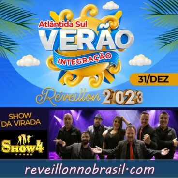 Praia de Atlântida Sul Réveillon 2023 em Osório no litoral gaúcho
