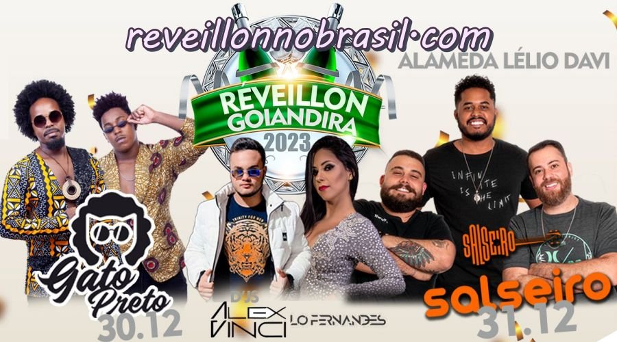 Goiandira Réveillon 2023 em Goiás : dois dias de festas com apresentação de bandas e DJ's