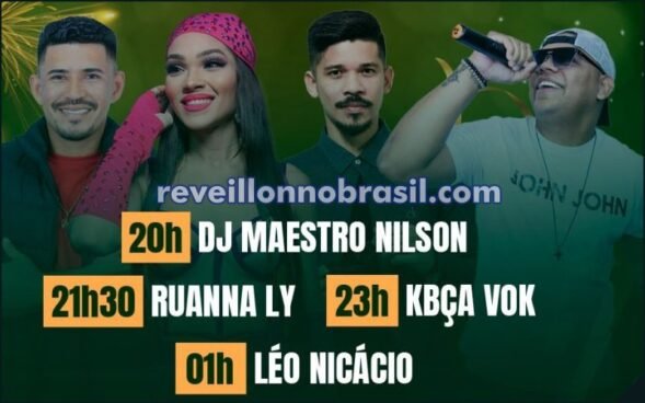 Marabá Réveillon 2025 na Praça São Félix de Valois : virada de ano terá shows com artistas locais