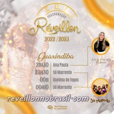 São Francisco de Itabapoana Réveillon 2023 : programação de shows e queima de fogos