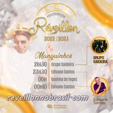 São Francisco de Itabapoana Réveillon 2023 : programação de shows e queima de fogos