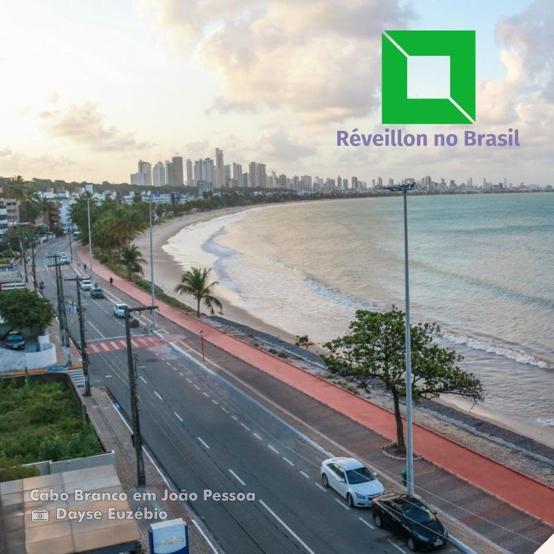 Cabo Branco em João Pessoa - Réveillon no Brasil