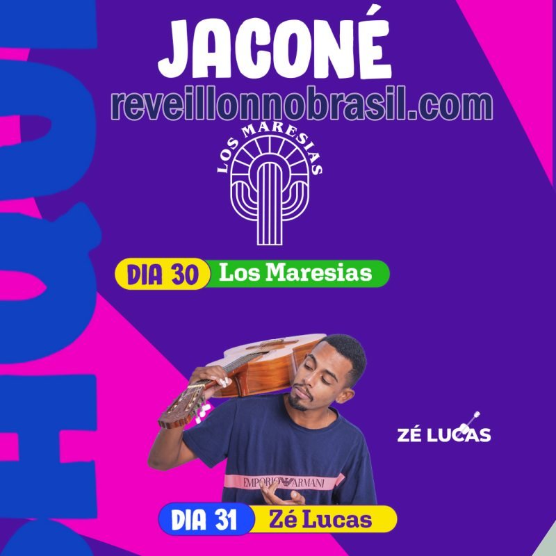 Jaconé Réveillon 2024 em Saquarema - Réveillon no Brasil