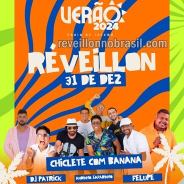 Conde Réveillon 2024 na praia de Jacumã : shows na Praça do Mar na virada de ano