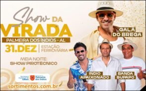 Palmeira dos Índios Réveillon 2026 em Alagoas : shows e queima de fogos na virada de ano