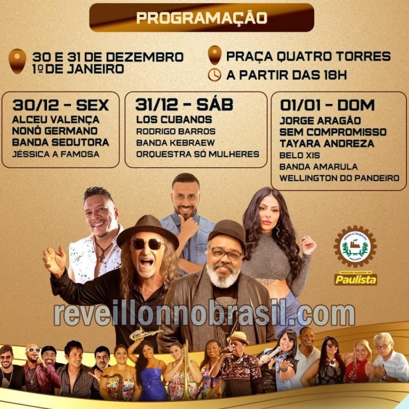 Paulista Réveillon 2024 : programação de shows