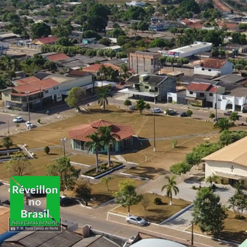 Nova Canaã do Norte Réveillon 2024 no Mato Grosso : festa de virada de ano na Praça Central