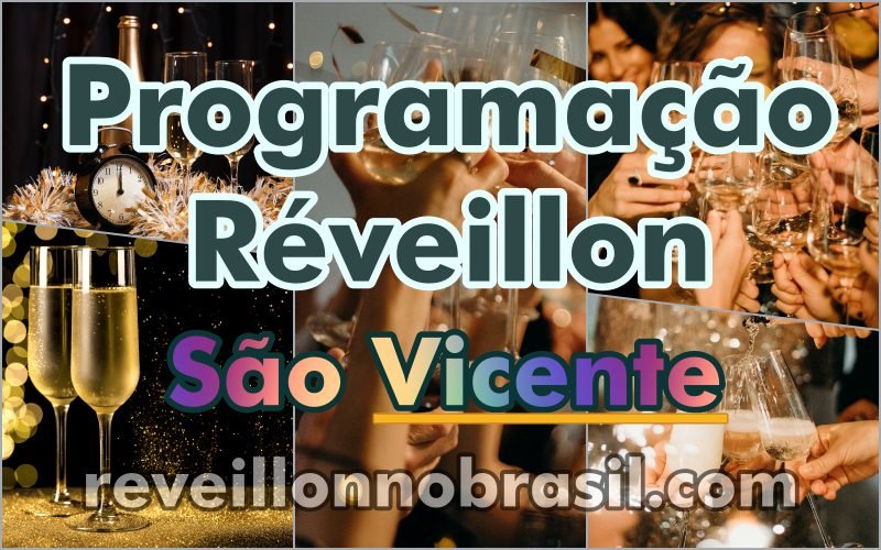 São Vicente Réveillon 2025 no litoral paulista - Réveillon no Brasil