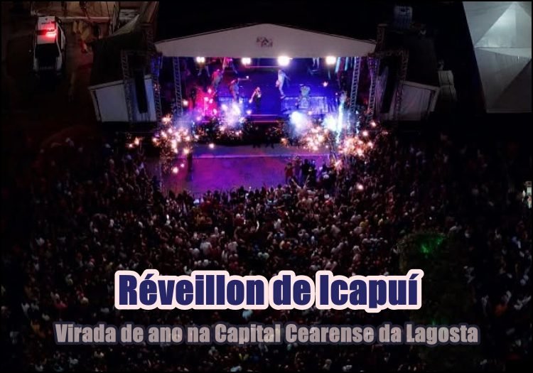 Show de Galícia Cruz no Réveillon 2027 de Icapuí no litoral cearense
