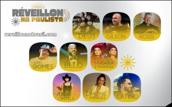 Shows Réveillon da Paulista 2026 - Queima de fogos Réveillon da Paulista 2026 - reveillonnobrasil.com