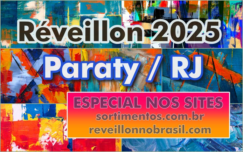 Paraty Réveillon 2025 na Costa Verde Fluminense : trânsito e previsão do tempo para a virada de ano