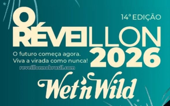 Parque Aquático Wet’n Wild Réveillon 2026 em Itupeva / SP