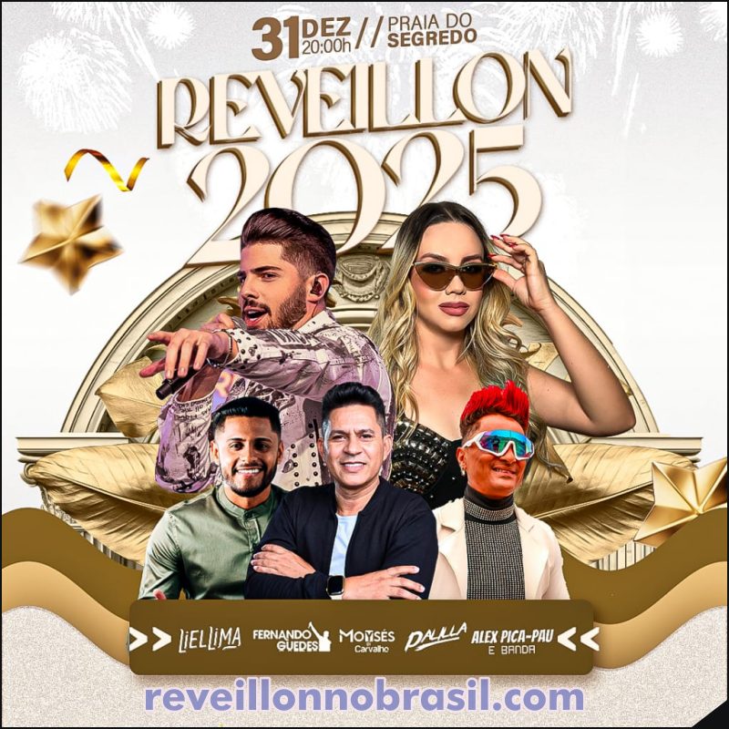 Réveillon 2025 na Praia do Segredo em Lajeado no Tocantins : confira a programação de shows na beira do Rio Tocantins