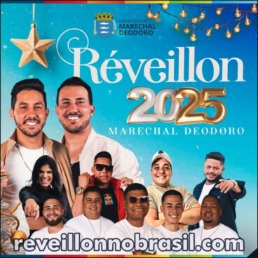 Marechal Deodoro Réveillon 2025 no litoral de Alagoas : shows e queima de fogos na virada de ano