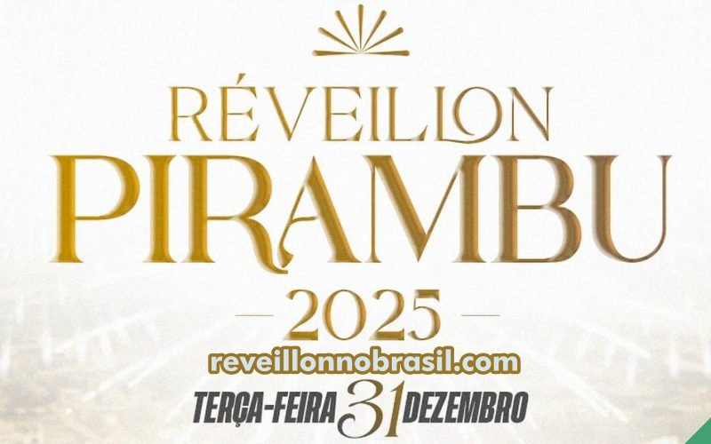 Pirambu Réveillon 2025 em Sergipe : shows e queima de fogos na virada de ano