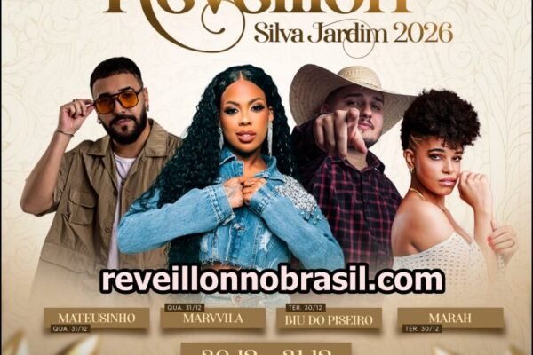 Réveillon Silva Jardim 2026 - Shows Réveillon de Silva Jardim - reveillonnobrasil.com