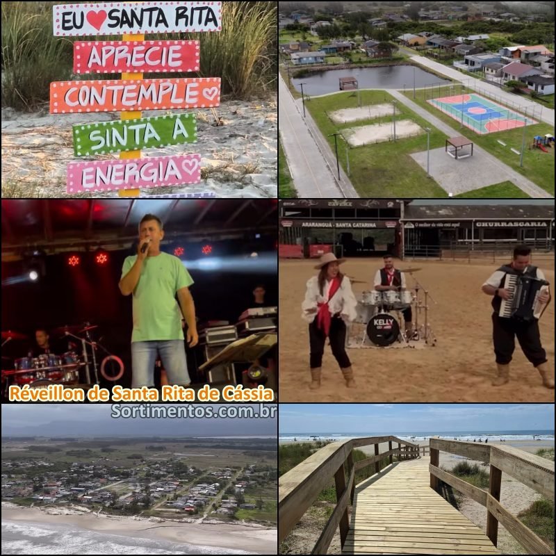 Praia Santa Rita de Cássia Réveillon 2026 em Terra de Areia no litoral norte gaúcho - reveillonnobrasil.com