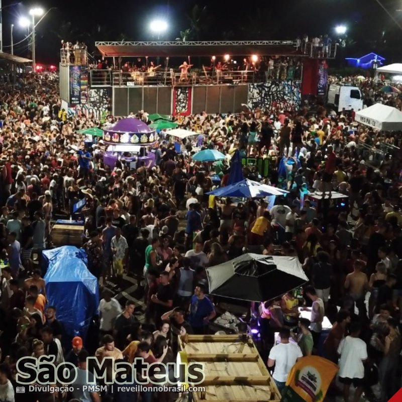 Programação Réveillon 2026 na Praia de Guriri em São Mateus, no litoral capixaba - reveillonnobrasil.com