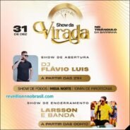 São Lourenço do Sul Réveillon 2026 na Praia da Barrinha : shows e queima de fogos na virada de ano