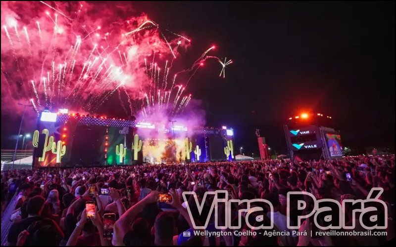 Réveillon de Belém do Pará - Shows Vira Pará - Sortimento Réveillon no Brasil