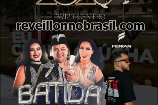 Réveillon 2026 de Cidade Gaúcha no Paraná : Batida Envolvente e DJ's Juninho Portugal e Ferian são as atrações da virada de ano