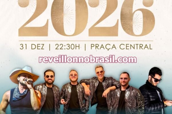 Nova Esperança do Sul Réveillon 2026 na Praça Central - reveillonnobrasil.com