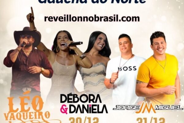 Gaúcha do Norte Réveillon 2026. Shows Réveillon de Gaúcha do Norte - reveillonnobrasil.com