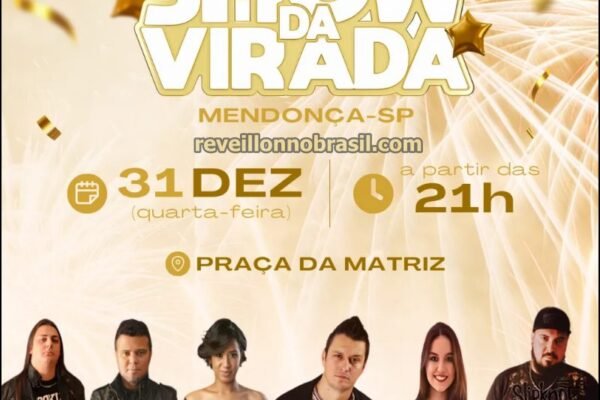 Mendonça Réveillon 2026 - Show Réveillon 2026 de Mendonça em São Paulo - reveillonnobrasil.com