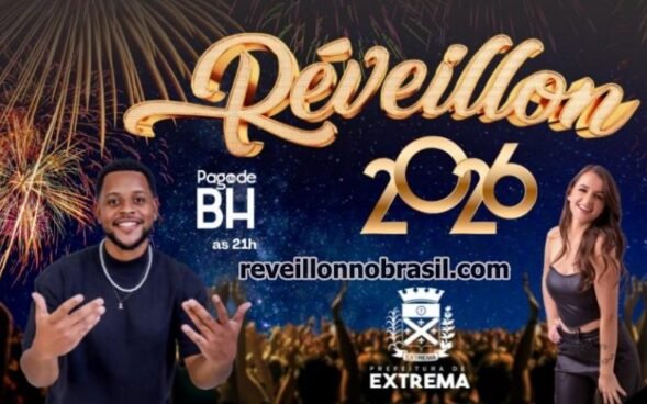 Réveillon de Extrema em Minas Gerais : shows na virada de ano no Parque Municipal de Eventos