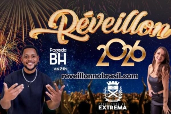 Réveillon de Extrema em Minas Gerais : shows na virada de ano no Parque Municipal de Eventos