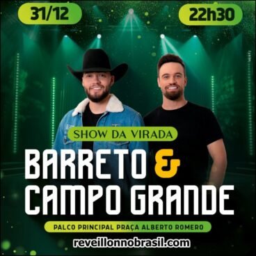 Réveillon 2026 de São Jorge do Patrocínio no Paraná : show na virada de ano na Praça Alberto Romero - reveillonnobrasil.com