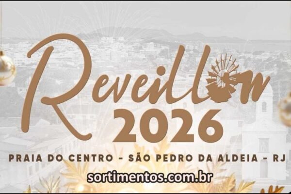 São Pedro da Aldeia de Réveillon 2026 : show de Edson e Hudson e queima de fogos na virada de ano na Praia do Centro - reveillonnobrasil.com