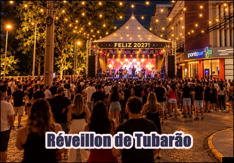 Festa de Réveillon 2027 em Tubarão e Natal Iluminado
