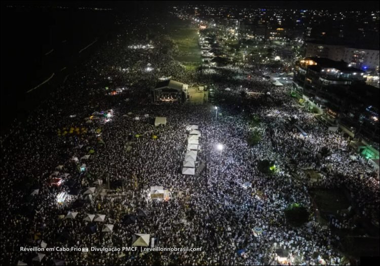 Cabo Frio Réveillon 2027 na Praia do Forte - reveillonnobrasil.com